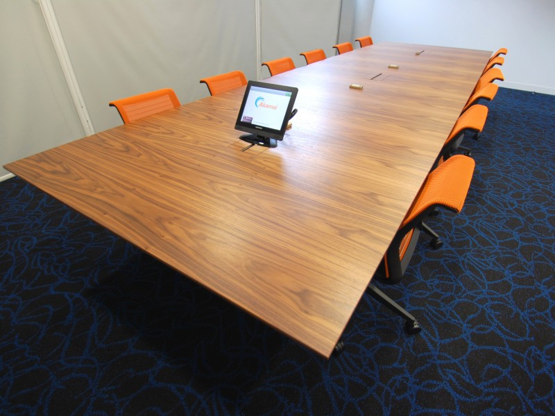 Akamai Boardroom Table walnut veneer bespoke furniture